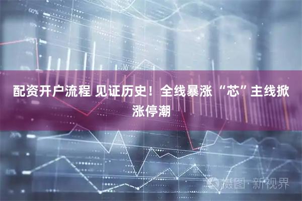 配资开户流程 见证历史！全线暴涨 “芯”主线掀涨停潮